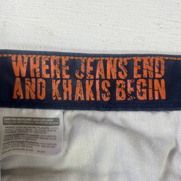 Dockers Pants Chino Mens 36 x 32 Blue - Picture 7 of 10